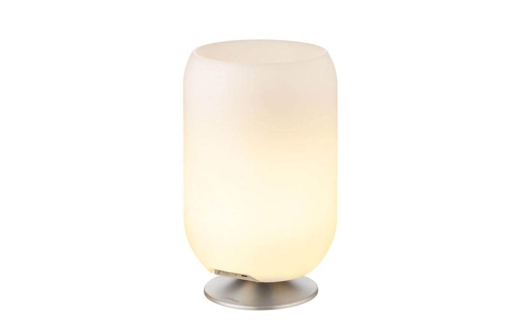kooduu Lampe à haut-parleur ATMOS Version : argent