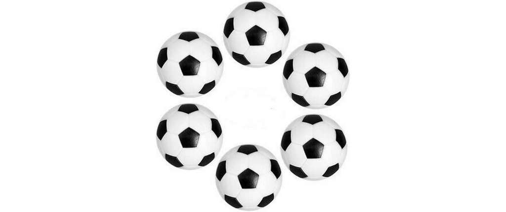vedes Ballons de foot de rechange CG pour Kicker 6pcs,#36mm 6 pièces, 36 mm
