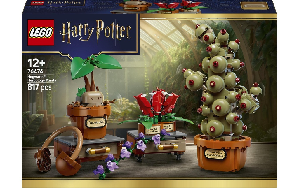 LEGO® Harry Potter Les plantes du cours de botanique de Poudlard 76474