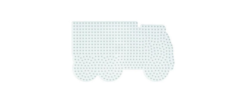 Hama Plaques pour perles à repasser CAMION Blanc, 10 x 17 cm