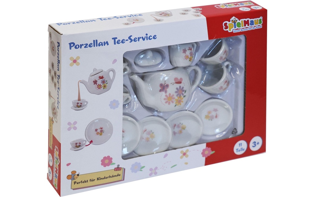 vedes SMK Service à thé en porcelaine. 11 pièces