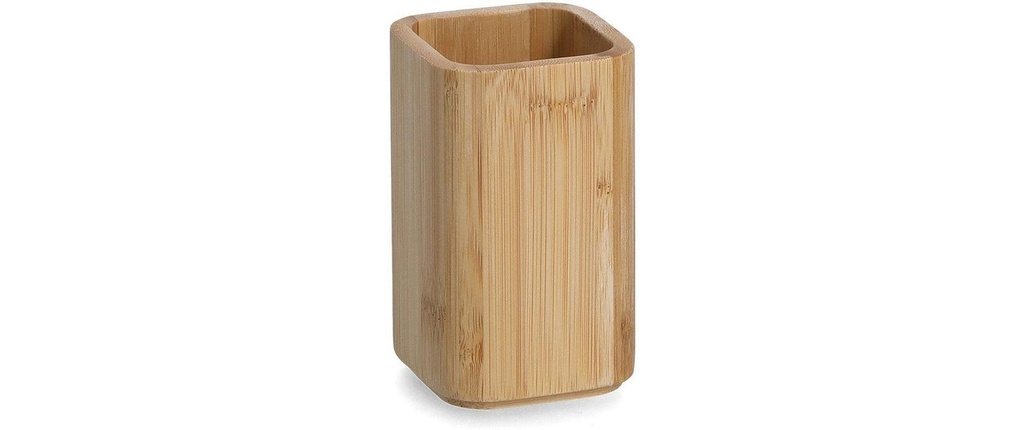 Zeller Present Gobelet pour le brossage de dents Bambou Brun