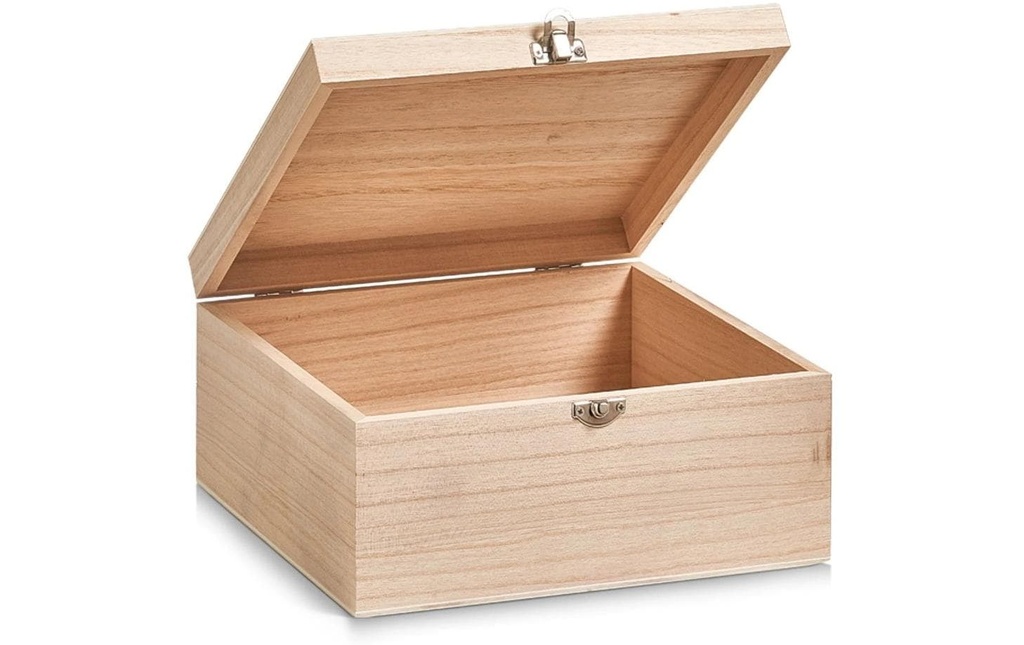 Zeller Present Boîte de rangement Bois Brun