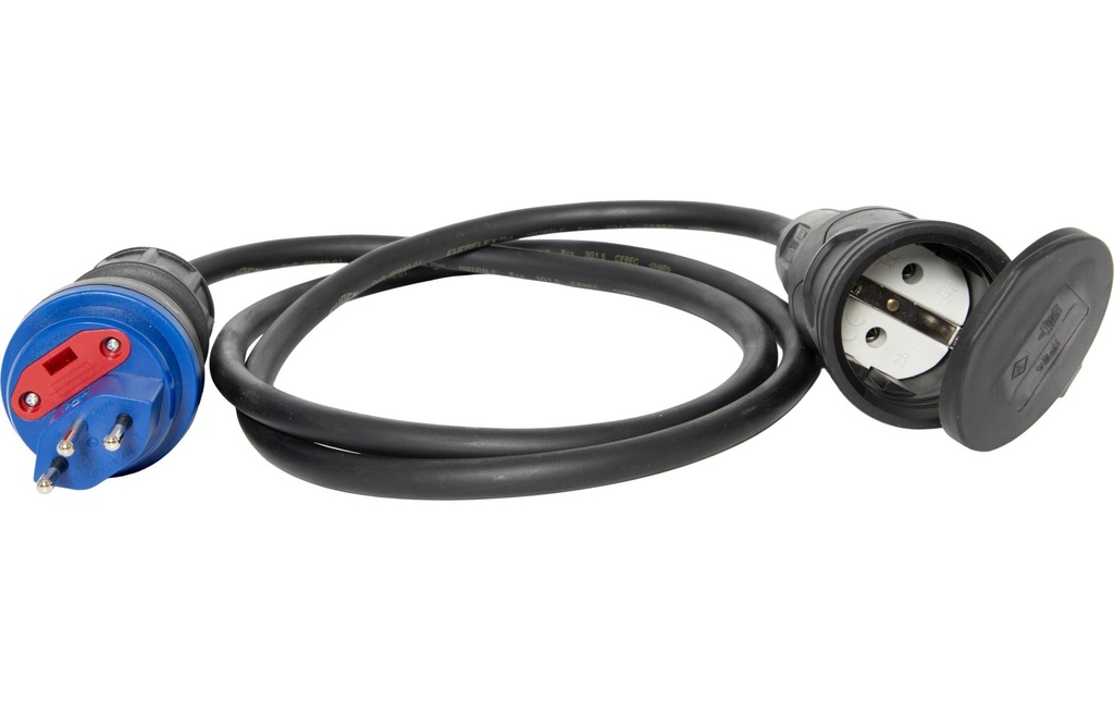 Brennenstuhl Câble adaptateur IP44 T13 sur Schuko 1.5 m H07RN-F 3G1.5