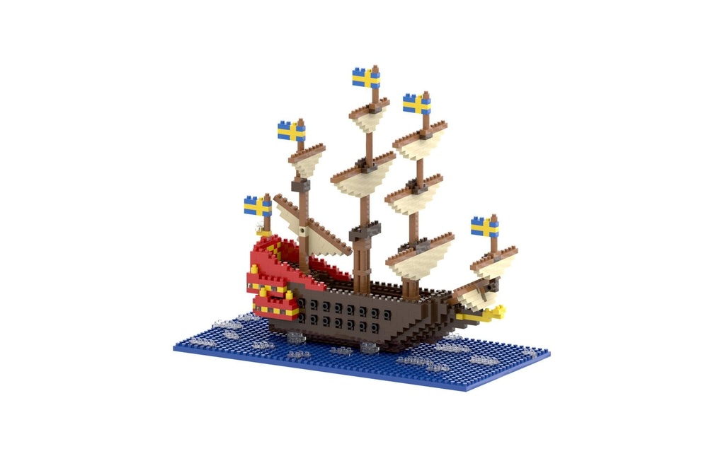 BRIXIES Modèle construction Bateau Vasa de 650 briques