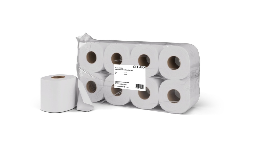CWS Papier toilette  rouleaux à 3 couches, Gris clair