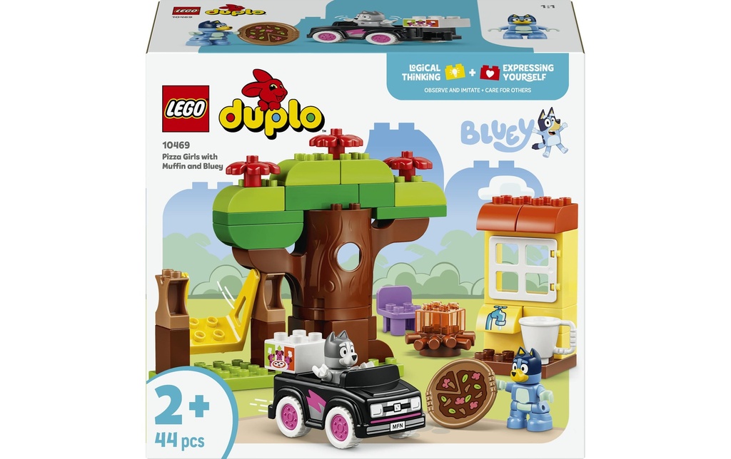 LEGO® DUPLO® Les livreuses de pizza avec Muffin et Bluey 10469