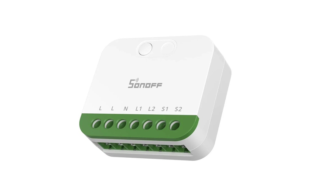 SONOFF MINI-2GS Matter Deux canaux encastrés Blanc