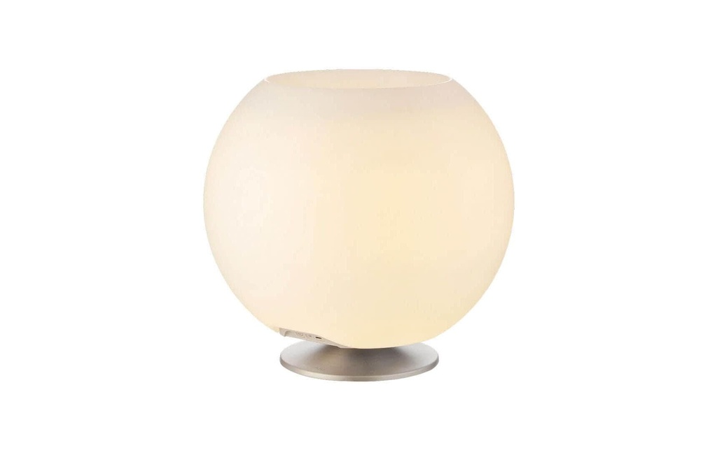 kooduu Lampe à haut-parleur SPHERE Version : argent