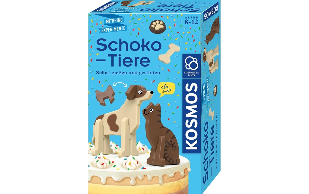 Kosmos Boîtes d’expérimentation Animaux en chocolat Kit de bricolage pour le chocolat
