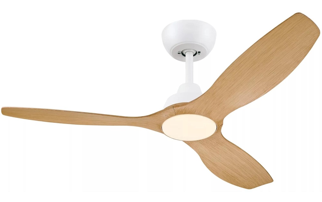 Philips Olas LED blanc imitation bois 132 cm dimmable