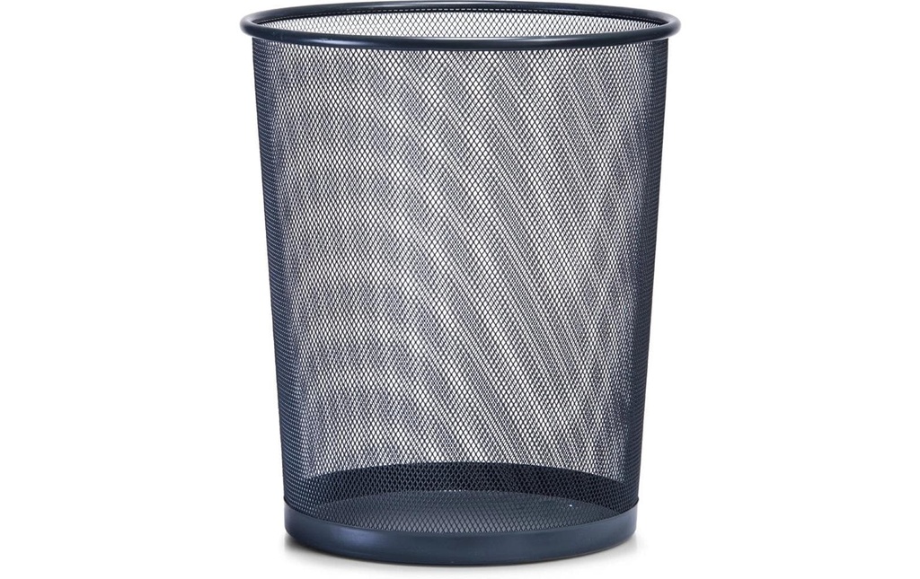 Zeller Present Corbeille à papier Mesh 18 l, Anthracite