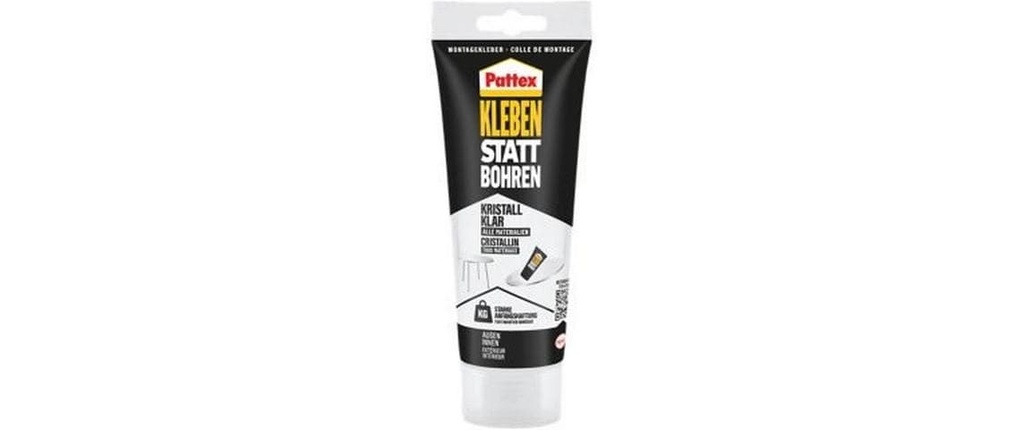 Pattex Coller au lieu de percer 208 g, Transparent
