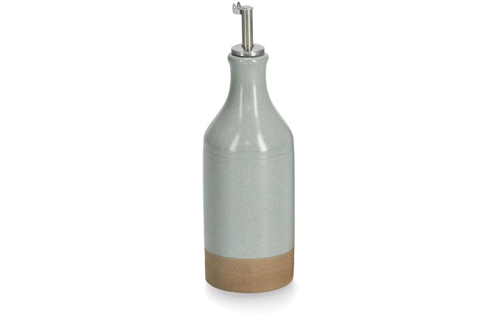 Zeller Present Bouteille de vinaigre et d'huile 420 ml Faïence acier inoxydable 420 ml