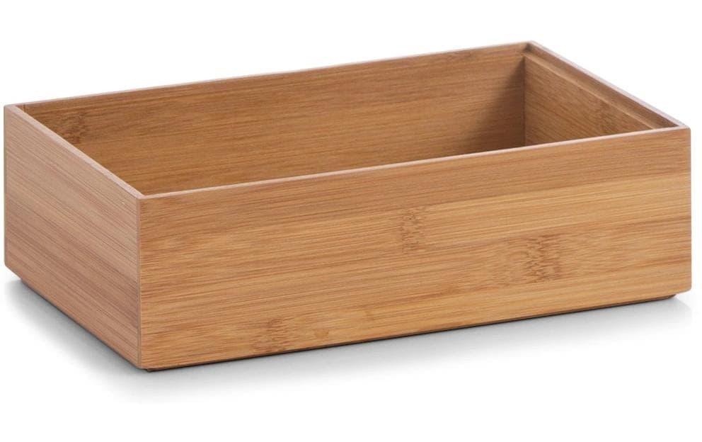 Zeller Present Boîte de rangement Bamboo Brun