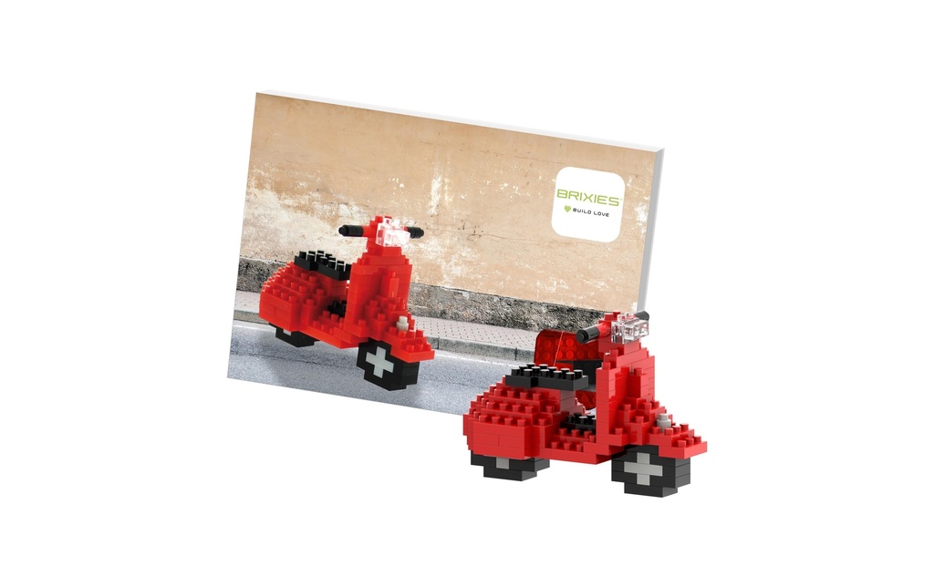 BRIXIES Modèle construction Scooter de 101 briques