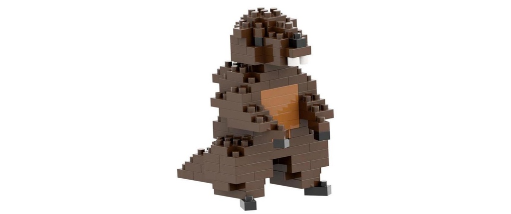BRIXIES Modèle construction Marmotte Kit de construction 3D en plastique