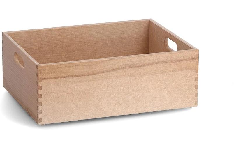 Zeller Present Caisse de rangement Hêtre Brun