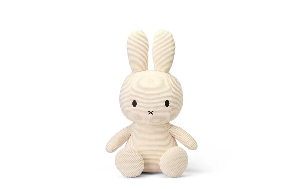Bon Ton Toys Miffy ECO Velours côtelé blanc 70 cm