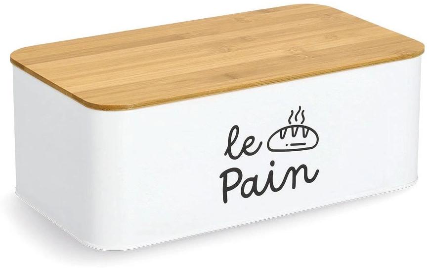 Zeller Present Huche à pain Le Pain Brun/Blanc