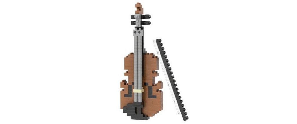 BRIXIES Modèle construction Violon de 161 briques