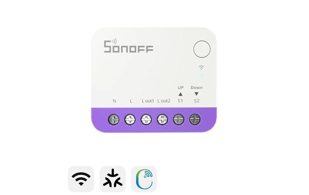 SONOFF MINI-RBS Actionneur de volet roulant intelligent WLAN Matter