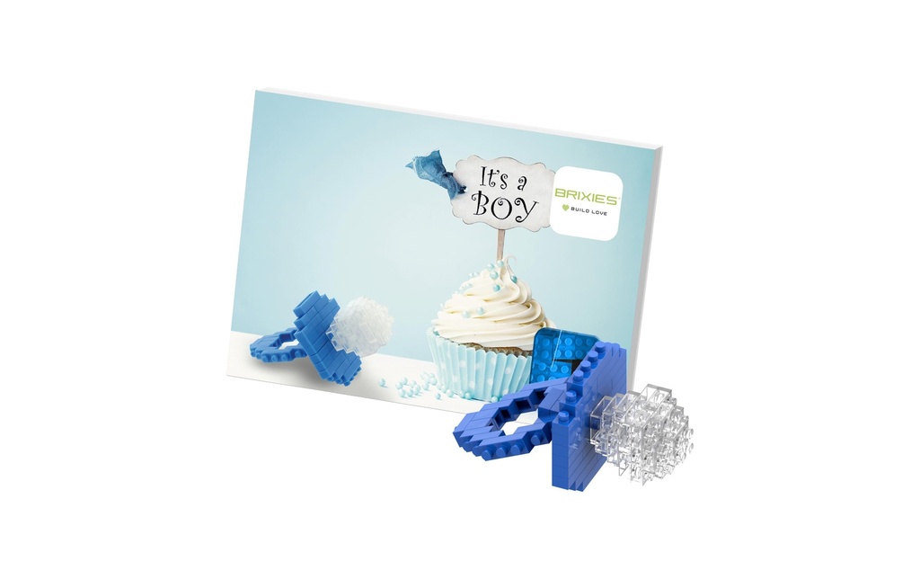 BRIXIES Modèle construction Bébé garçon de 53 briques