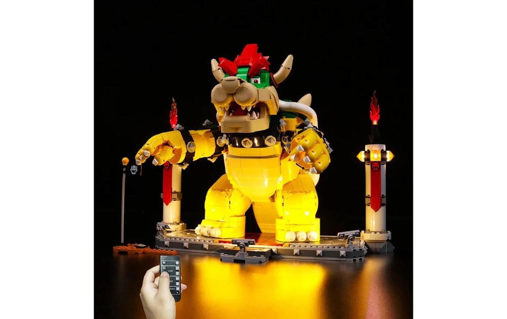 BrickBling Lumières-LED pour LEGO® 71411 Super Mario Bowser