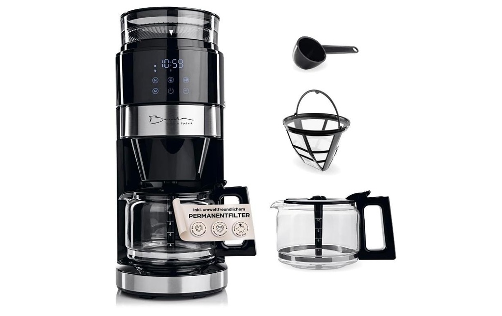 Barista Cafetière filtre 30378 Noir/Argenté