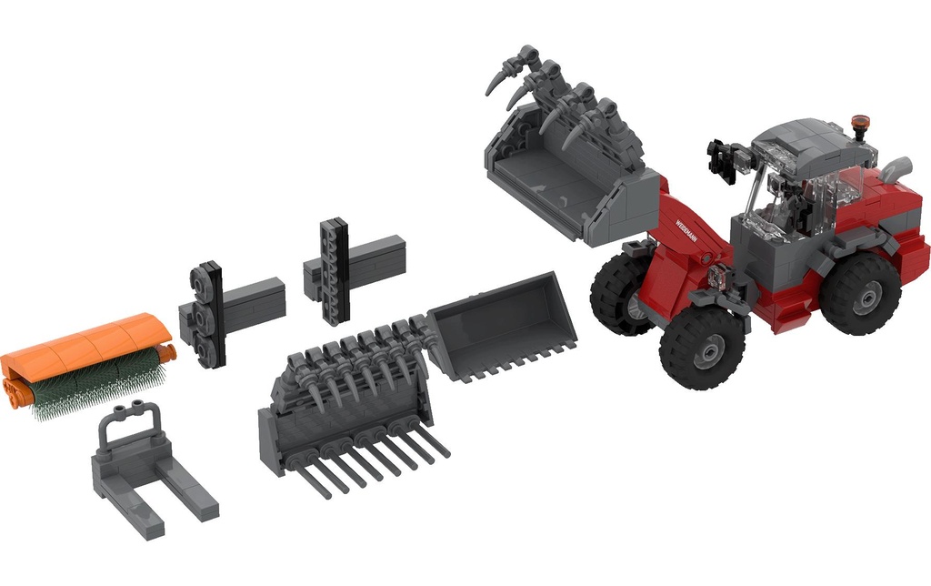 Brixies Plus Weidemann 3060 Godet à grappin