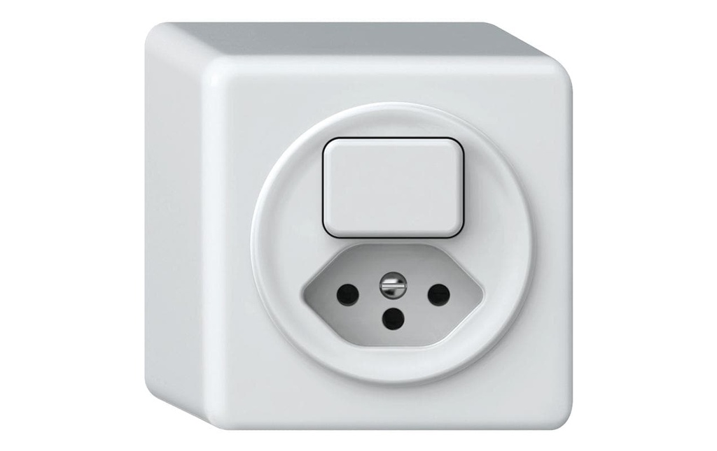 Hager ORIGIN Petite combinaison AP SCH3/1xT13 QuickConnect ws