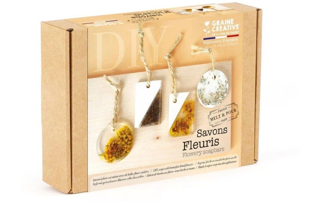 Graine Créative Graine Créative Kit DIY Savon Fleurs Séchées 4 pcs/ 1 paquet