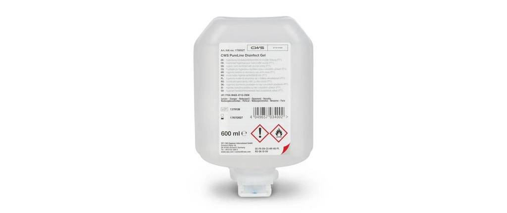 CWS Disinfect Gel 600 ml