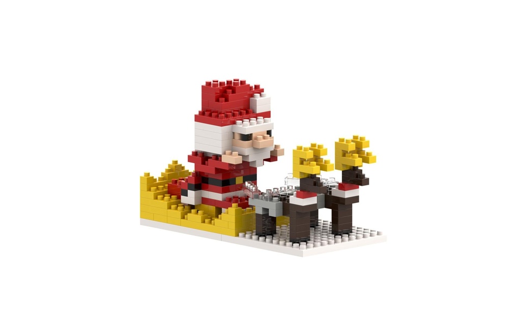 BRIXIES Modèle construction Traîneau de Noël de 205 briques