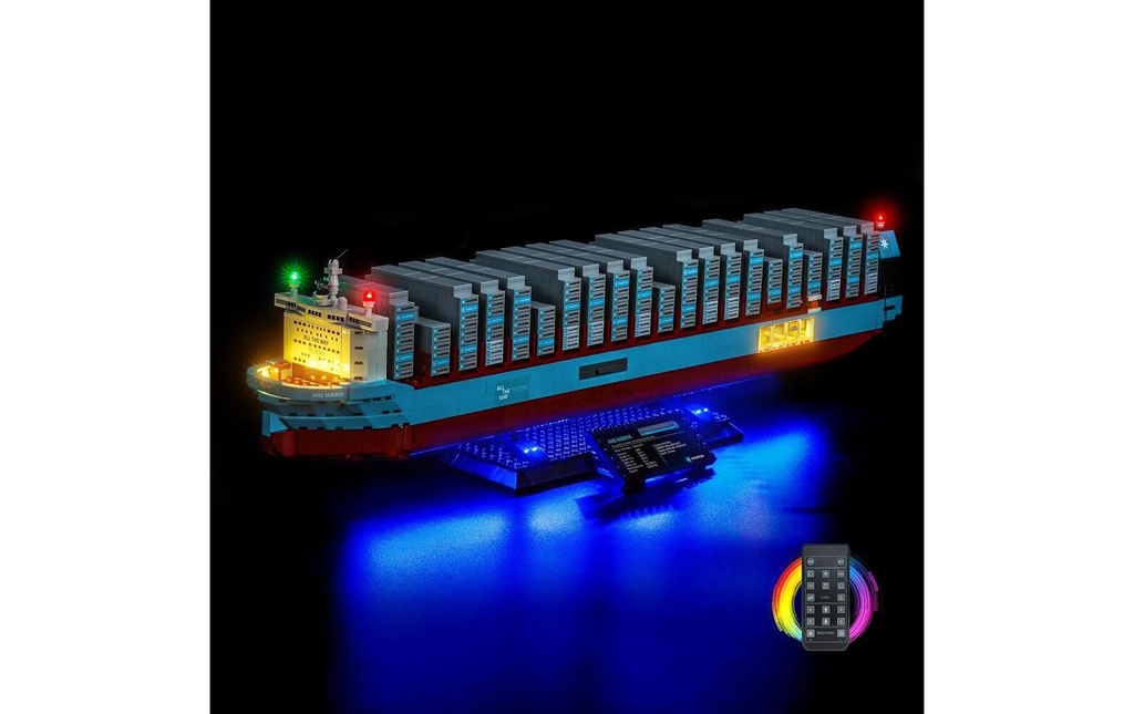 BrickBling Lumières-LED pour LEGO® 40955 Porte-conteneurs Maersk