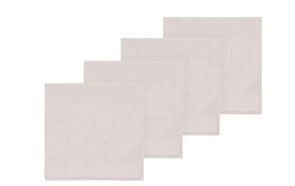 Södahl Serviette en tissu Star 45 cm x 45 cm, Gris