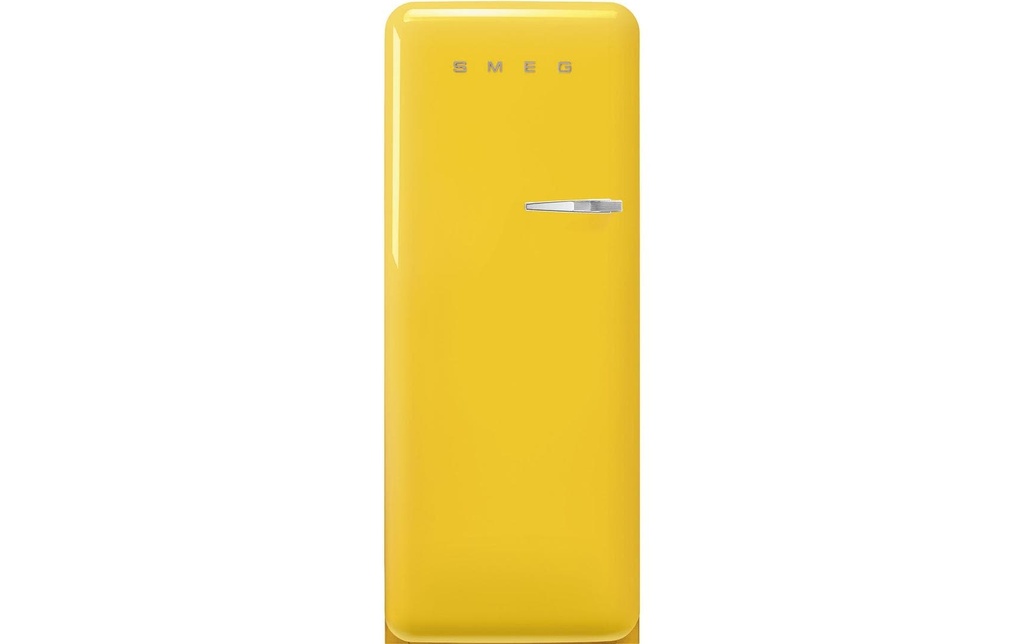 SMEG Réfrigérateur FAB28LYW6 Jaune, Gauche