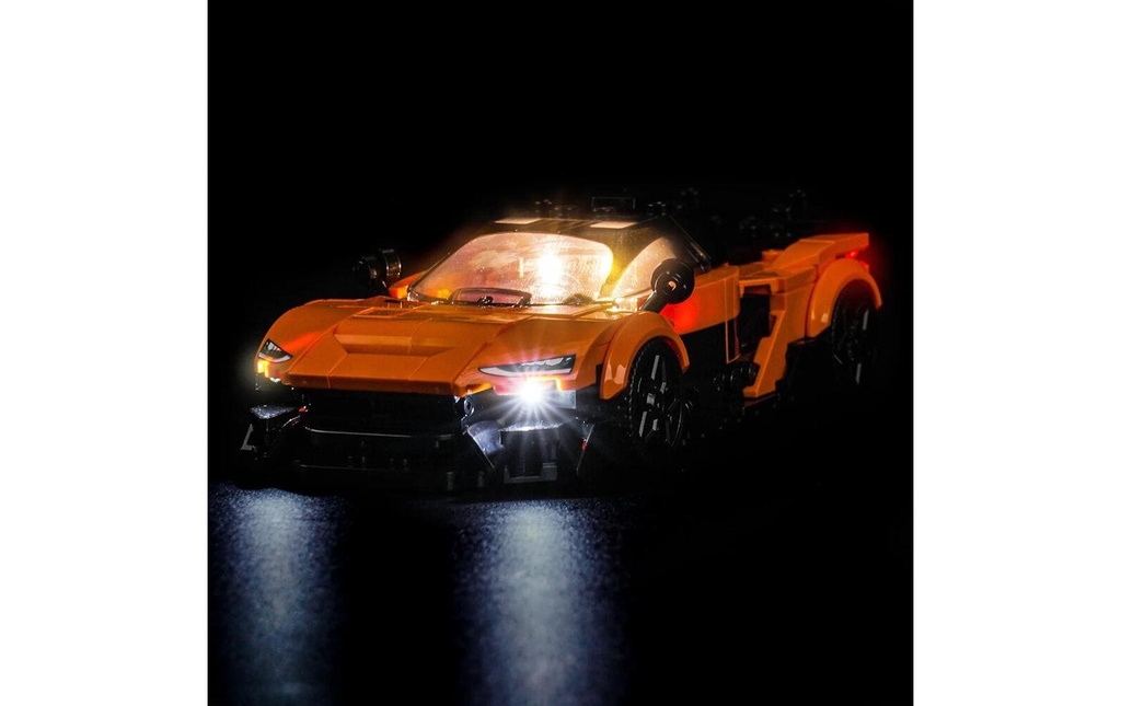 BrickBling Lumières-LED pour LEGO® 77257 McLaren W1 LED, plastique