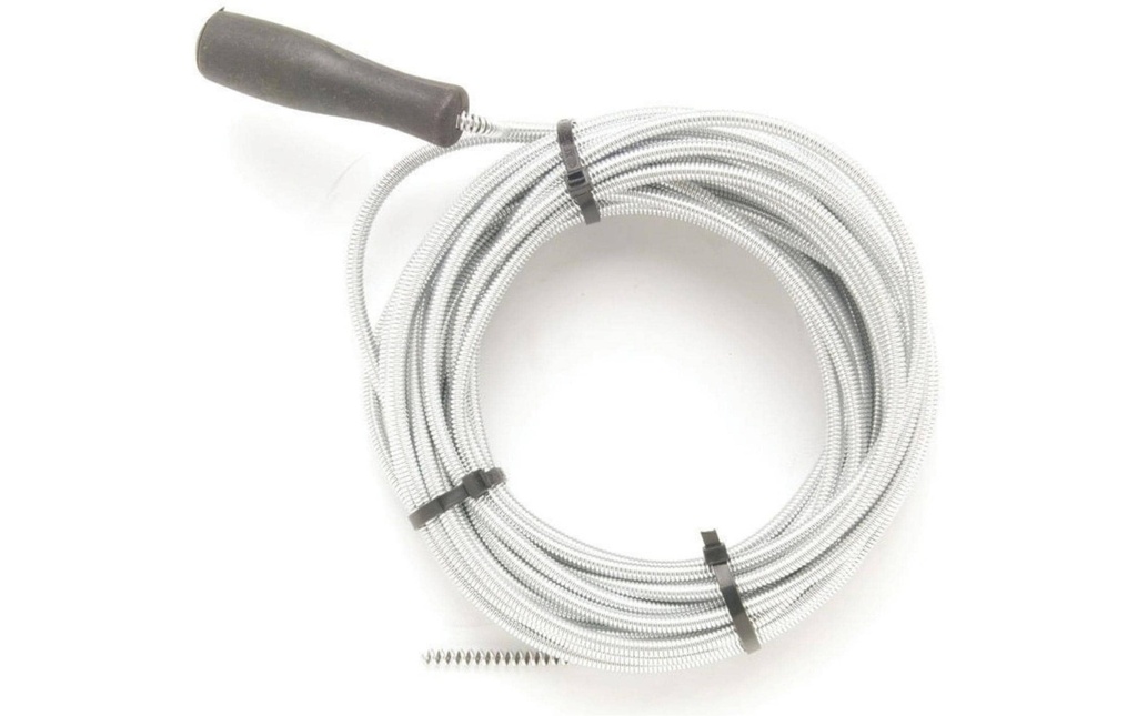 Toolland Spirale de nettoyage de tuyaux 403 PVC Métal Gris Noir 10 m
