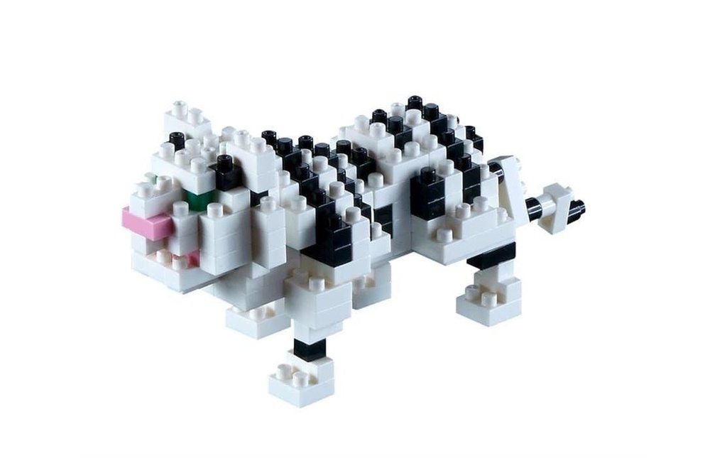 BRIXIES Modèle construction Tigre blanc de 155 briques