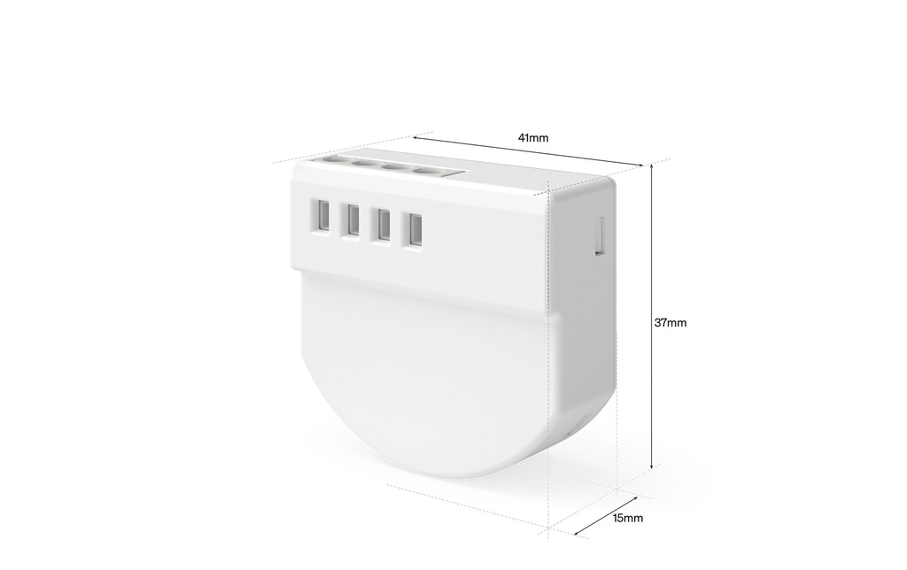 Philips Hue Module d'interrupteur filaire Hue câblé, fonctionnement sur secteur, pack individuel