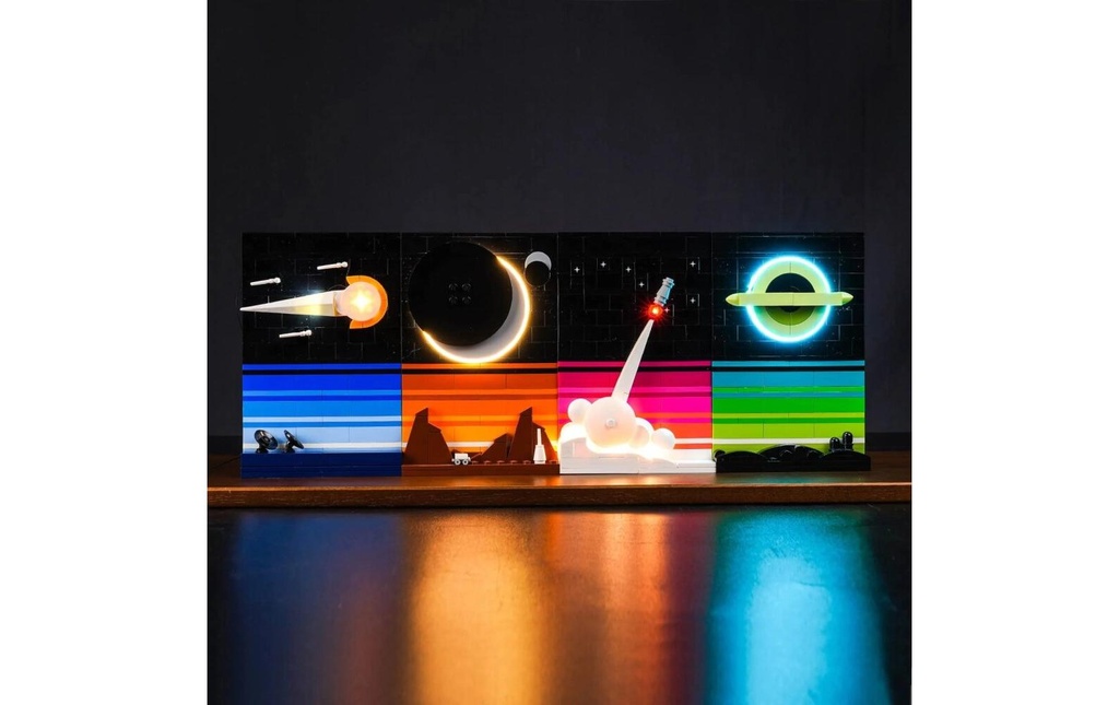 BrickBling Lumières-LED pour LEGO® 21340 Contes de l'âge de l'espace