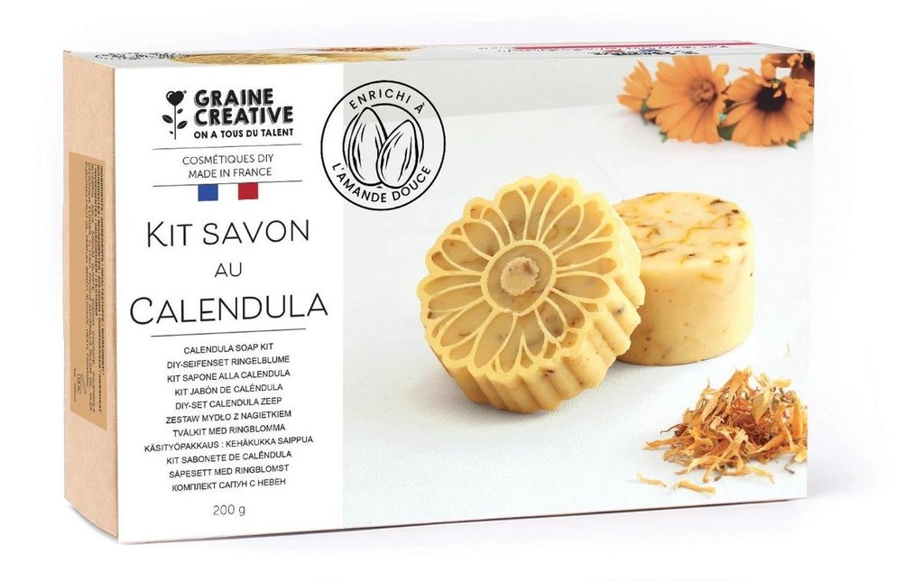 Graine Créative Graine Créative Kit DIY Savon Amande & Calendula