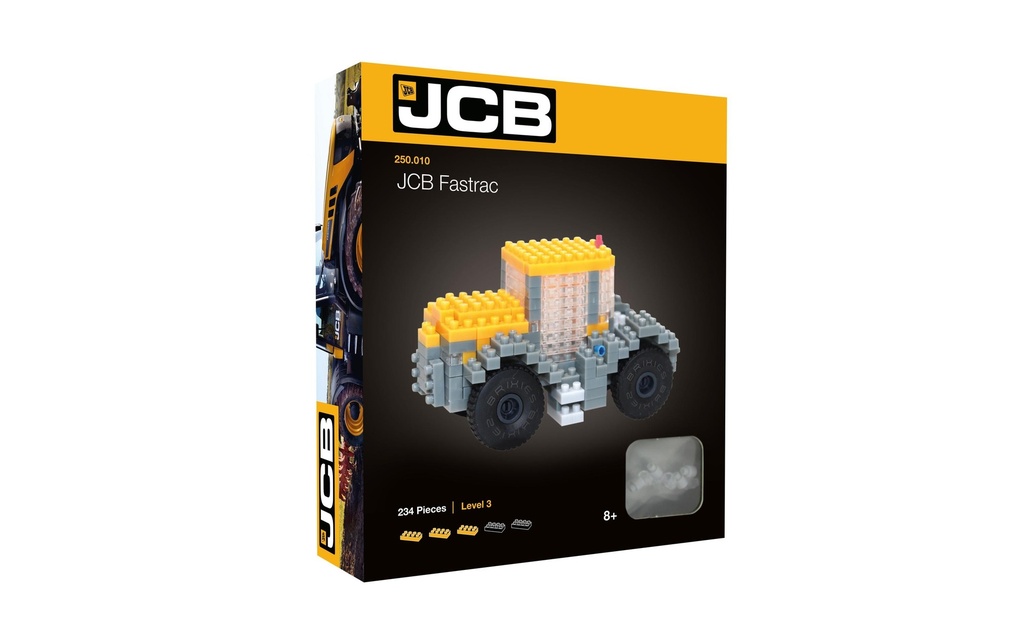 BRIXIES Modèle construction JCB Fastrac de 234 briques