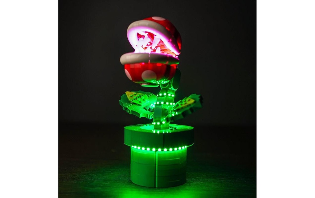 BrickBling Lumières-LED pour LEGO® 71426 Plante piranha