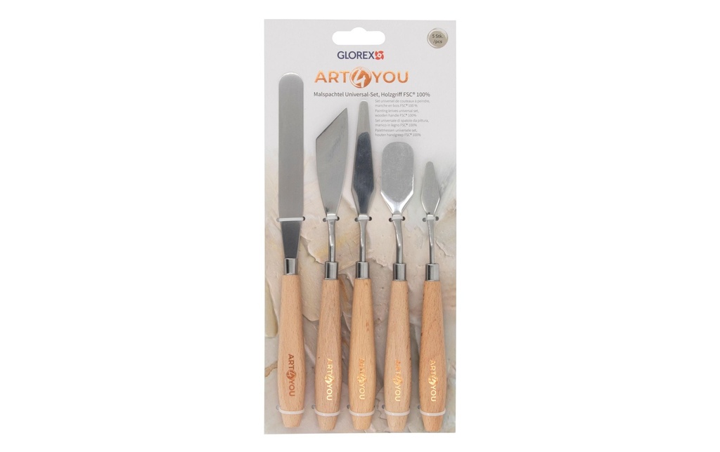 Glorex Kit de spatules à peindre Glorex 5 Pièce/s