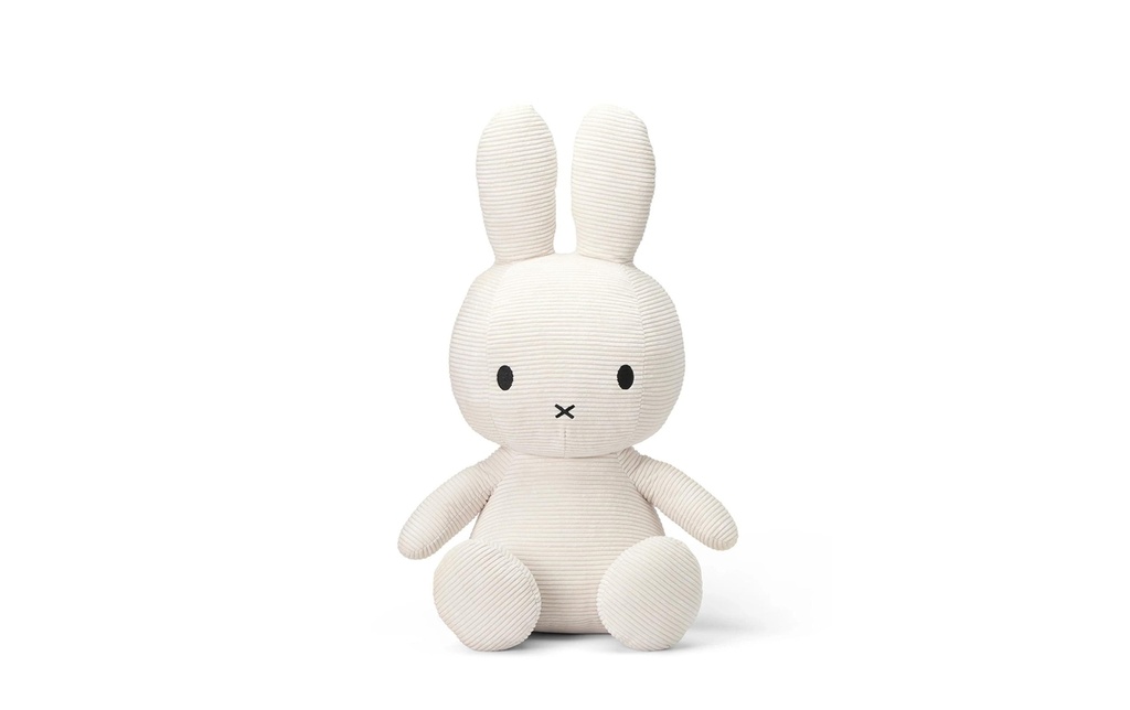 Bon Ton Toys Miffy Velours côtelé blanc 50 cm