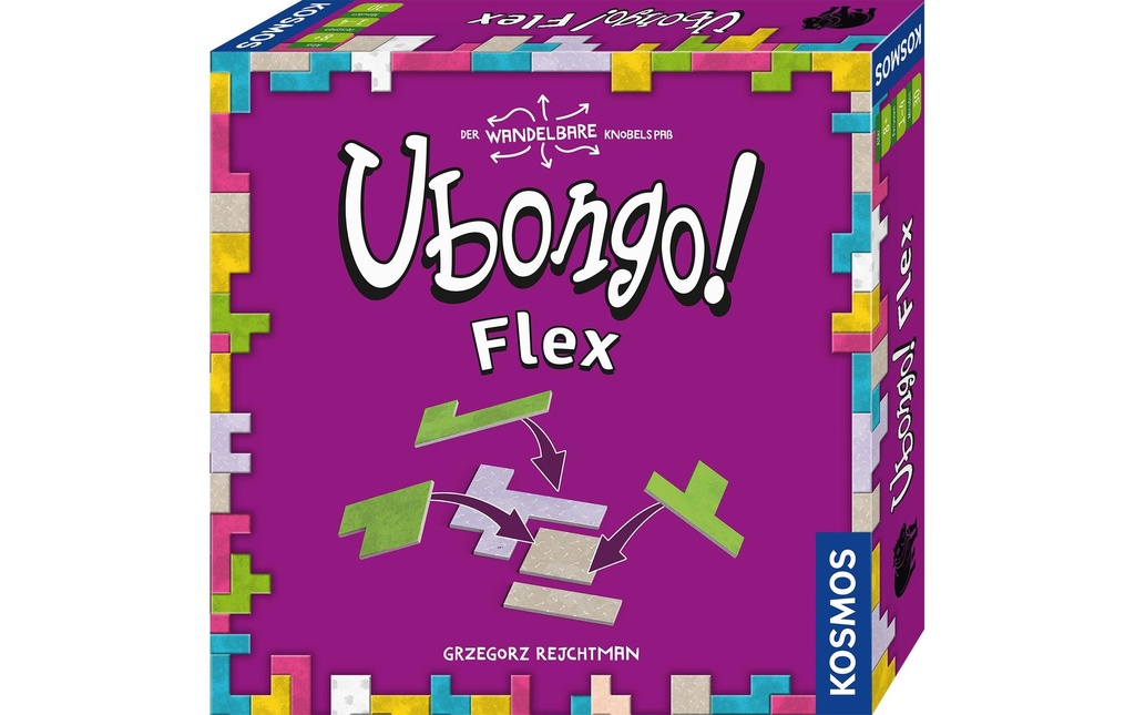 Kosmos Jeux de casse-tête Ubongo! Flex Jeu de société Jeu familial Jeu éducatif