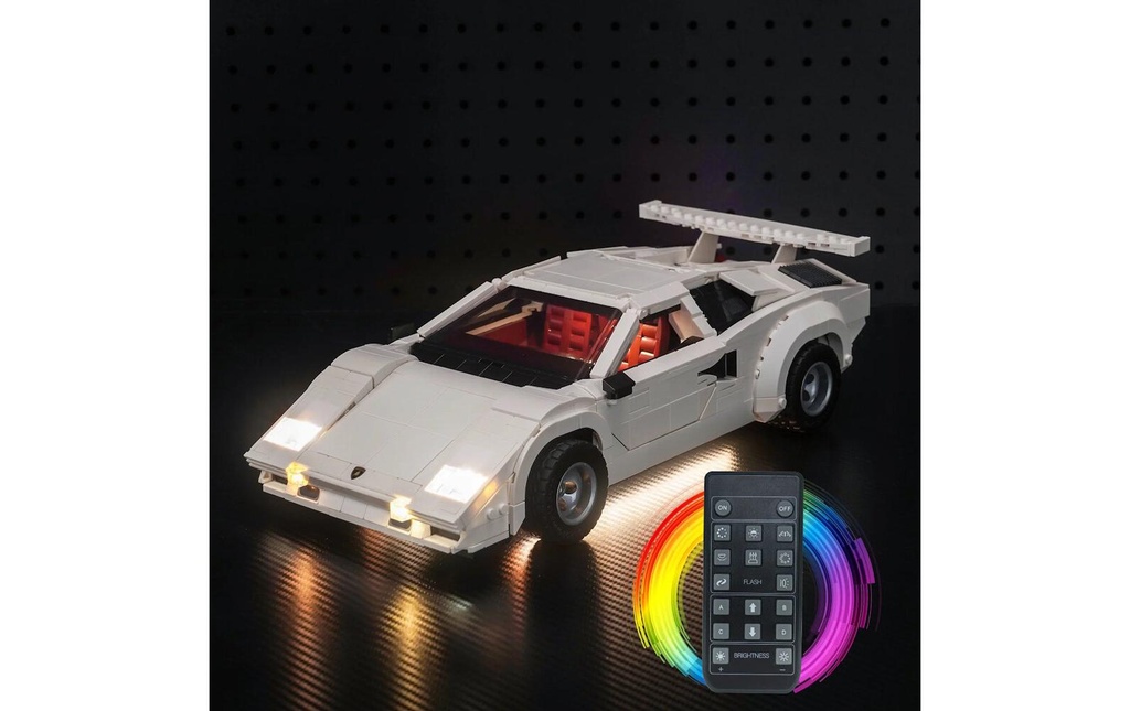 BrickBling Lumières-LED pour LEGO® 10337 Lamborghini Countach