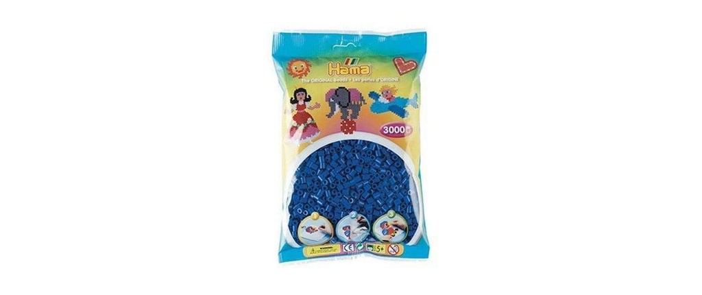 Hama Perles à repasser Midi Bleu, 3000 pièces